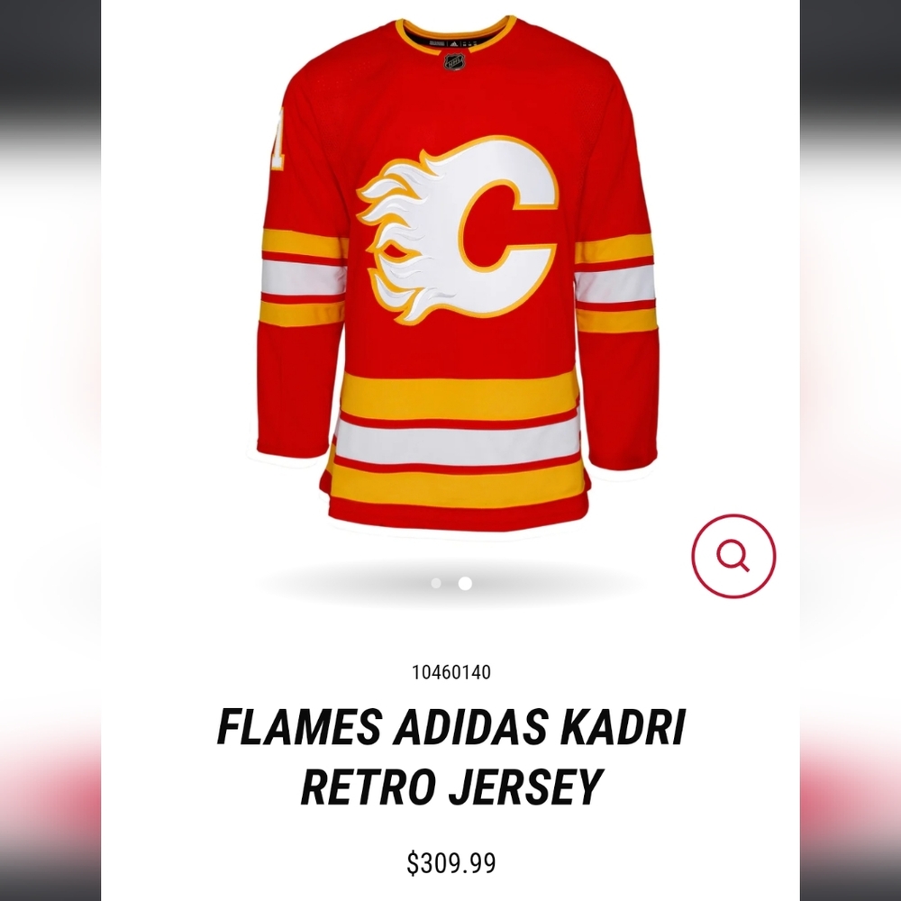 Calgary Flames Jersey 2022-23. Nazem Kadri #91 - Picture 4 of 5